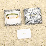 KITLIFE DIOR CODE BANGLE Gold-Finish Metal and Ethereal Green Lacquer - 5