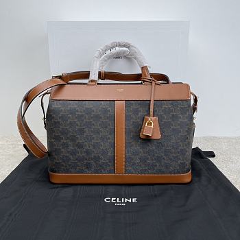 Kitlife Celine Cabas De France Bag Brown - 37 x 27 x 14 cm