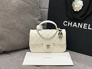 Kitlife Chanel Classic Top Handle White bag - 20 x 14 x 7cm - 1