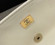 Kitlife Chanel Classic Top Handle White bag - 20 x 14 x 7cm - 2