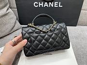 Kitlife Chanel Classic Top Handle Black bag - 20 x 14 x 7cm - 2
