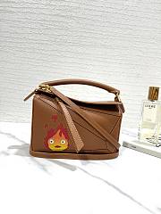 Kitkife LOEWE x Howl’s Moving Castle Puzzle Calcifer small leather shoulder bag - 18 x 11 x 7.5 cm - 5