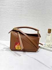 Kitkife LOEWE x Howl’s Moving Castle Puzzle Calcifer small leather shoulder bag - 18 x 11 x 7.5 cm - 2