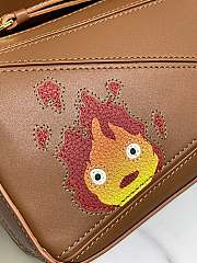 Kitkife LOEWE x Howl’s Moving Castle Puzzle Calcifer small leather shoulder bag - 18 x 11 x 7.5 cm - 3