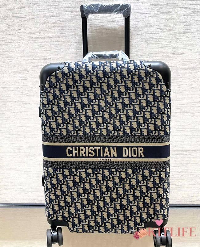 Kitlife SMALL DIORTRAVEL SUITCASE Blue Dior - 33 x 47 x 14 cm - 1