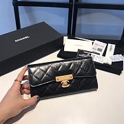 Kitlife Chanel Golden Class Wallet Black On Chain - 19 cm - 1