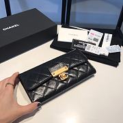 Kitlife Chanel Golden Class Wallet Black On Chain - 19 cm - 6