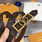 Kitlife Louis Vuitton Bloom 30mm Belt Brown - 2