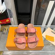 Kitlife Louis Vuitton Bom Dia Flat Comfort Mules Pink - 5