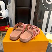 Kitlife Louis Vuitton Bom Dia Flat Comfort Mules Pink - 4