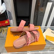 Kitlife Louis Vuitton Bom Dia Flat Comfort Mules Pink - 3