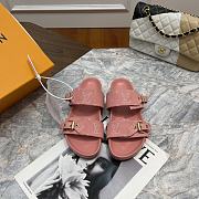 Kitlife Louis Vuitton Bom Dia Flat Comfort Mules Pink - 2