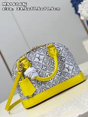 Kitlife Louis Vuitton White/Yellow Monogram Canvas Alma - 23x17x11 cm - 2