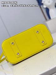 Kitlife Louis Vuitton White/Yellow Monogram Canvas Alma - 23x17x11 cm - 4