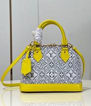 Kitlife Louis Vuitton White/Yellow Monogram Canvas Alma - 23x17x11 cm - 1