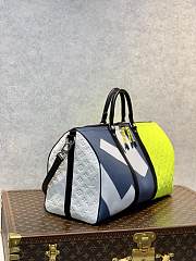KITLIFE LOUIS VUITTON KEEPALL 50B BLUE/YELLOW - 50.0 x 29.0 x 23.0 cm - 6
