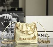 Kitlife Chanel Mini 22 Bag Mini Yellow SS 2023 - 19 x 20 x 6 cm - 1