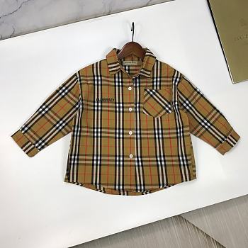 Kitlife Burberry Kids Stretch Cotton Shirt SS 2023 