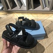 Kitlife  Prada Kids Sandals Black  - 3