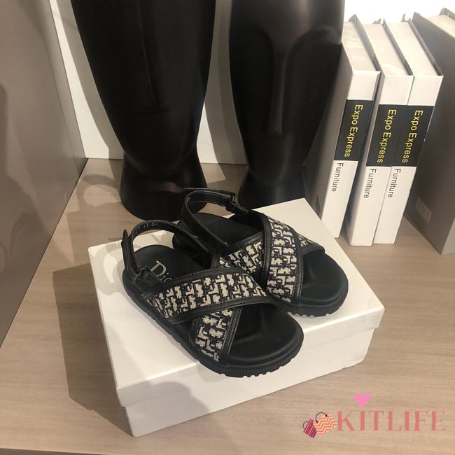 Kitlife Dior Kids Sandals Black - 1