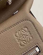 Kitlife LOEWE Full-grain Leather Backpack In Gray - 38 x 28 x 10.5 cm - 2