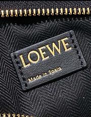 Kitlife LOEWE Cubi Anagram small leather-trimmed logo-jacquard tote Black - 21 x 17 x 12.5 cm - 5