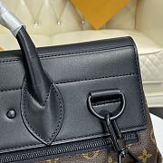Kitlife Louis Vuitton Brown Monogram Coated Canvas Steamer Backpack Gold - 38 x 39 x 15cm - 6