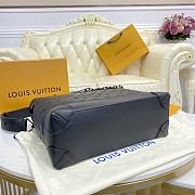 Kitlife Louis Vuitton Black Monogram Coated Canvas Steamer Backpack Gold - 38 x 39 x 15 cm - 5
