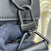Kitlife Louis Vuitton Black Monogram Coated Canvas Steamer Backpack Gold - 38 x 39 x 15 cm - 2