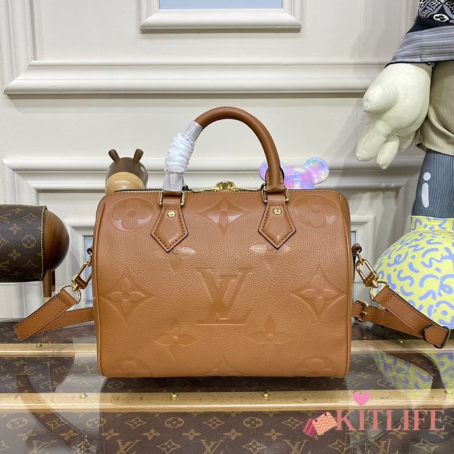 Kitlife Louis Vuitton Speedy Bandoulière 25  Monogram Empreinte Brown - 20.5 x 13.5 x 12 cm - 1