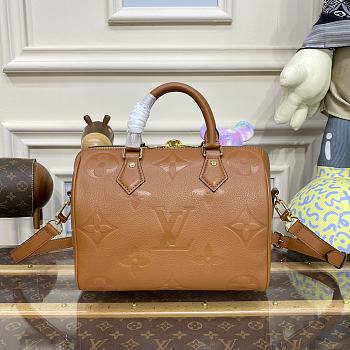 Kitlife Louis Vuitton Speedy Bandoulière 25  Monogram Empreinte Brown - 20.5 x 13.5 x 12 cm