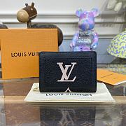 Kitlife Louis Vuitton Cléa Wallet Black SS 2023 - 12 x 9 x 3.5 cm - 1