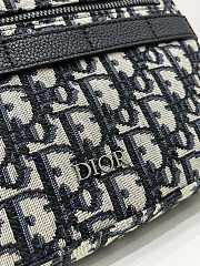 Kitlife SAFARI MESSENGER BAG Beige and Black Dior Oblique Jacquard - 22 x 6 x 15 cm - 4