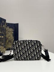 Kitlife SAFARI MESSENGER BAG Beige and Black Dior Oblique Jacquard - 22 x 6 x 15 cm - 5