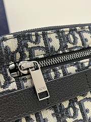 Kitlife SAFARI MESSENGER BAG Beige and Black Dior Oblique Jacquard - 22 x 6 x 15 cm - 6