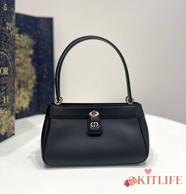 Kitlife MEDIUM DIOR KEY BAG Black Dior Oblique Jacquard - 22 x 12 x 12 cm - 1