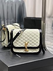 kitlife SAINT LAURENT Solferino medium quilted leather shoulder bag White - 22 x 18 x 5 cm - 1