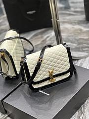 kitlife SAINT LAURENT Solferino medium quilted leather shoulder bag White - 22 x 18 x 5 cm - 5