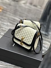 kitlife SAINT LAURENT Solferino medium quilted leather shoulder bag White - 22 x 18 x 5 cm - 4