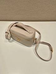 Kitlife PRADA Logo leather shoulder bag Sand Beige - 18 x  11 x 7.5 cm - 2