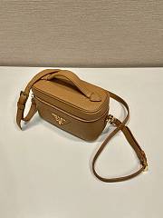 Kitlife PRADA Logo leather shoulder bag Cramel- 18 x 11 x 7.5 cm - 3