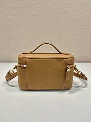 Kitlife PRADA Logo leather shoulder bag Cramel- 18 x 11 x 7.5 cm - 2
