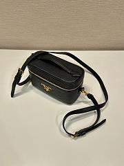 Kitlife PRADA Logo leather shoulder bag Black- 18 x 11 x 7.5 cm - 4