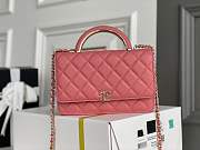 Kitlife Chanel Handle Pink - 19x12x3 cm - 1