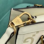 Kitlife Gucci Diana small jumbo GG tote bag White - 27 x 24 x 11 cm - 2