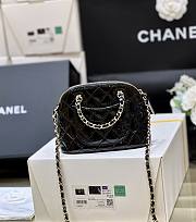 Kitlife Chanel small shopping bag Patent Calfskin & Gold-Tone Metal Black - 16 x 11 x 5.5 cm - 6