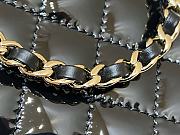 Kitlife Chanel small shopping bag Patent Calfskin & Gold-Tone Metal Black - 16 x 11 x 5.5 cm - 4
