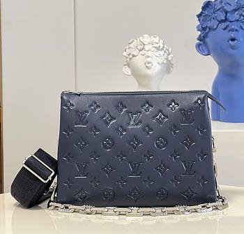 Kitlife Louis Vuitton Coussin PM Navy Blue Bag - M20379 - 26 x 20 x 12 cm