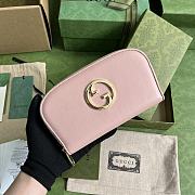 Kitlife Gucci Leather wallet Pink 725216 - 21 x 11 cm - 1