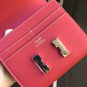 Kitlife Hermès pre-owned Constance compact wallet Pink -  13 x 12 cm - 6